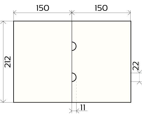 Односторонние папки A531