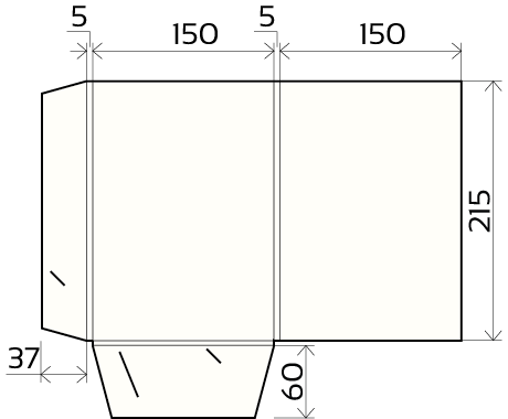 Односторонние папки A532
